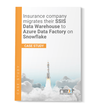 2Cover MockUp_Case Study_Insurance company migrates their SSIS Data Warehouse to Azure Data Factory on Snowflake_jan 2024