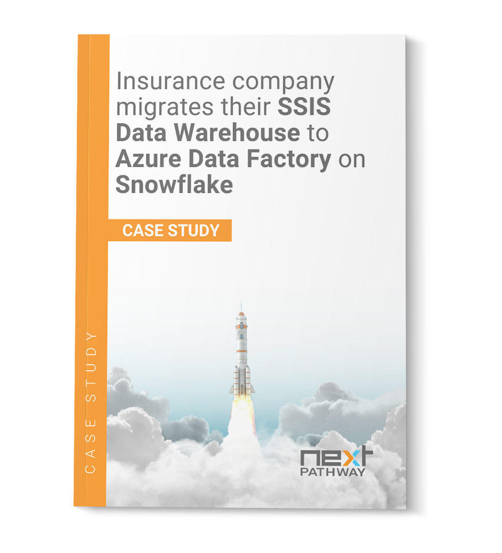 2Cover MockUp_Case Study_Insurance company migrates their SSIS Data Warehouse to Azure Data Factory on Snowflake_jan 2024