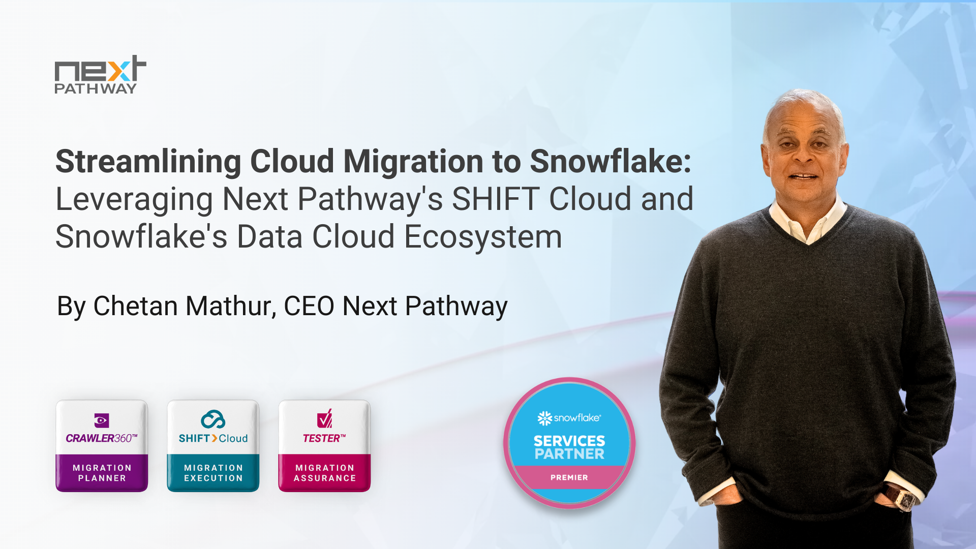 Blog Cover_Streamlining Cloud Migration to Snowflake - Leveraging Next Pathways SHIFT Cloud and Snowflakes Data Cloud Ecosystem (sept 2024)