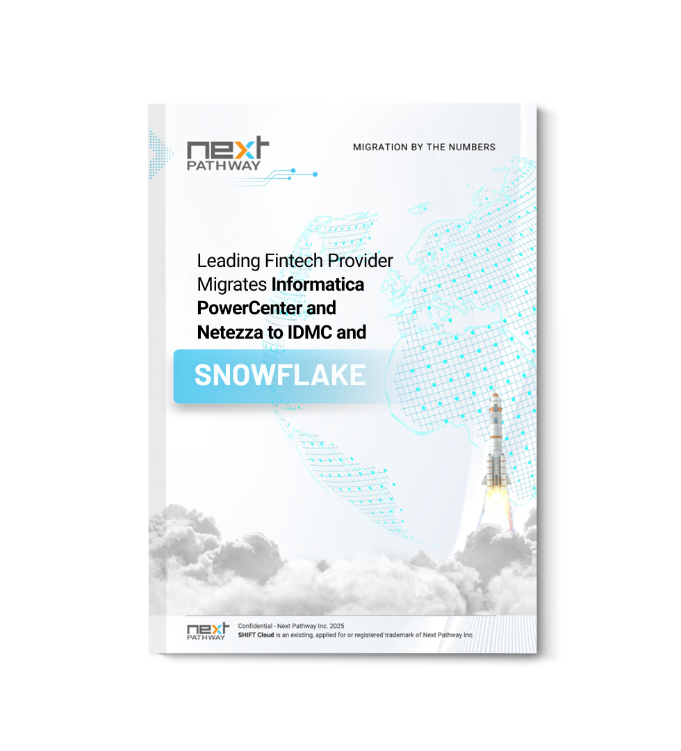 Cover_Leading Fintech Provider Migrates Informatica PowerCenter and Netezza to IDMC and
