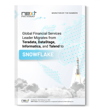 Global Financial Services Leader Migrates from Teradata, DataStage, Informatica, and Talend to snowflake_Cover