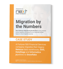 MU_MbN - A Fortune 500 financial services company migrates their Legacy Netezza, SSIS, DataStage and Informatica Pipelines to Snowflake