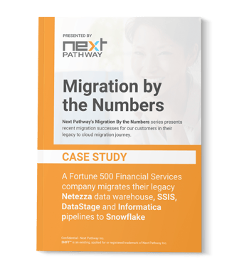 MU_MbN - A Fortune 500 financial services company migrates their Legacy Netezza, SSIS, DataStage and Informatica Pipelines to Snowflake