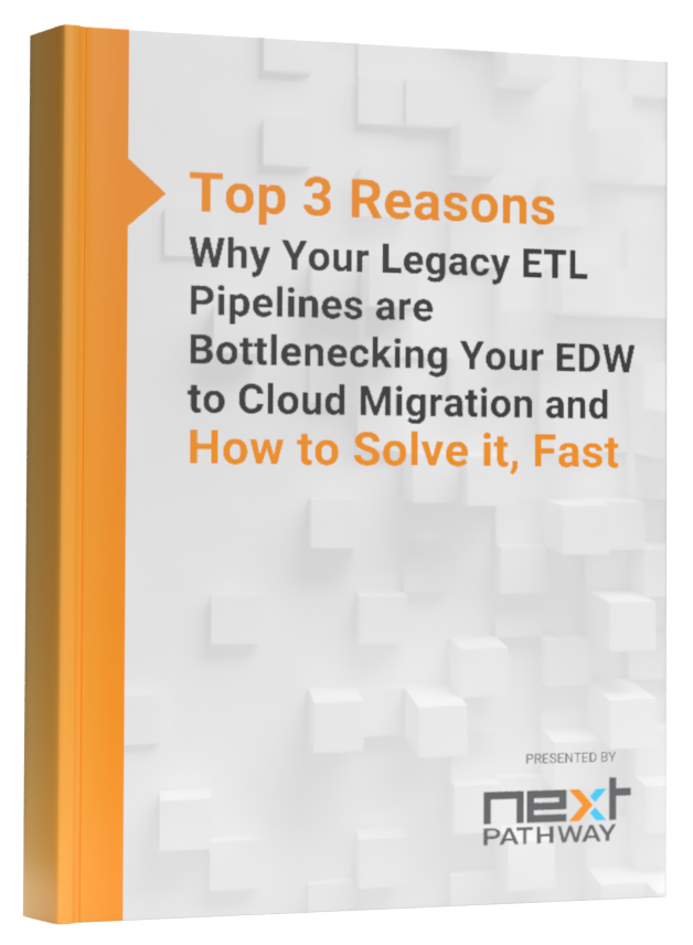 Cover book_DEC2020_Top 3 reasons_Why Your Legacy ETL Pipelines are Bottlenecking Your EDW to Cloud Migration (NO SHADOWS)_3d