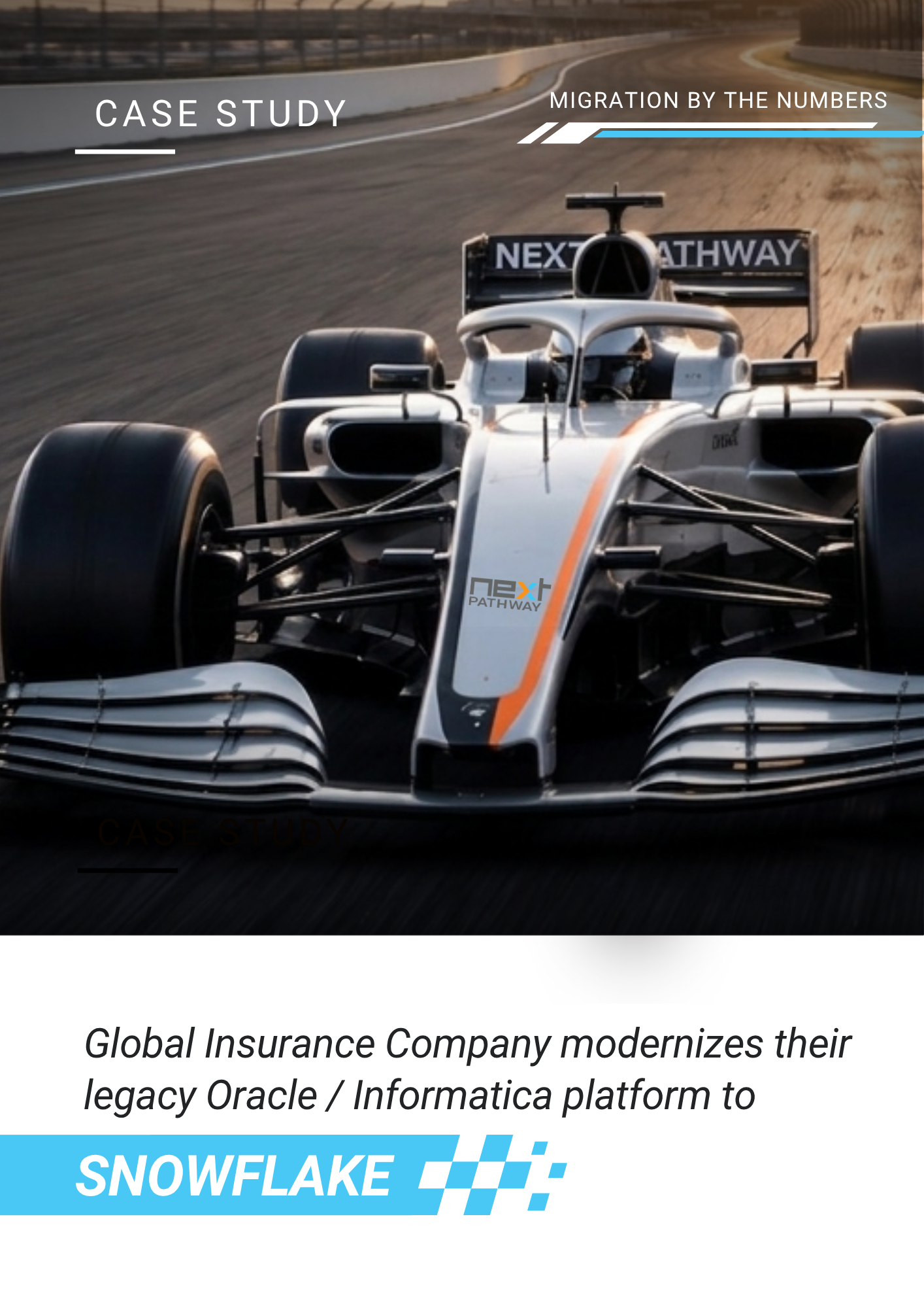 Global Insurance Company modernizes their legacy Oracle  Informatica platform to Snowflake