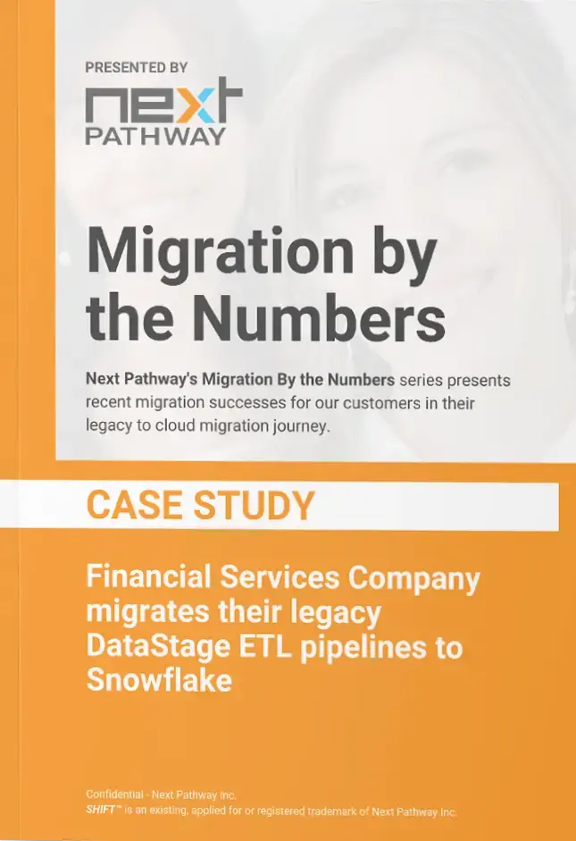 Financial Services Company migrates their legacy DataStage ETL pipelines to Snowflake