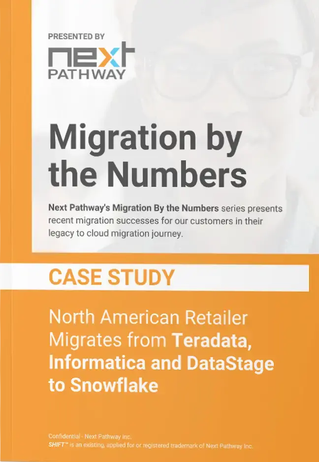 Teradata and IBM DataStage to Snowflake