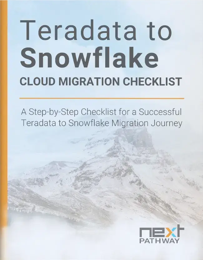 Teradata to Snowflake Cloud Migration Checklist